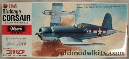 Hasegawa 1/72 Vought F4U Birdcage Corsair - US Marines VMF-215 ' Spirit of 76' August 1943 / US Navy VF-17 USS Bunker Hill July 1943, C14 plastic model kit